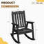 Outdoor Hdpe Rocking Chair For Deck, Patio, Balcony-1194441265