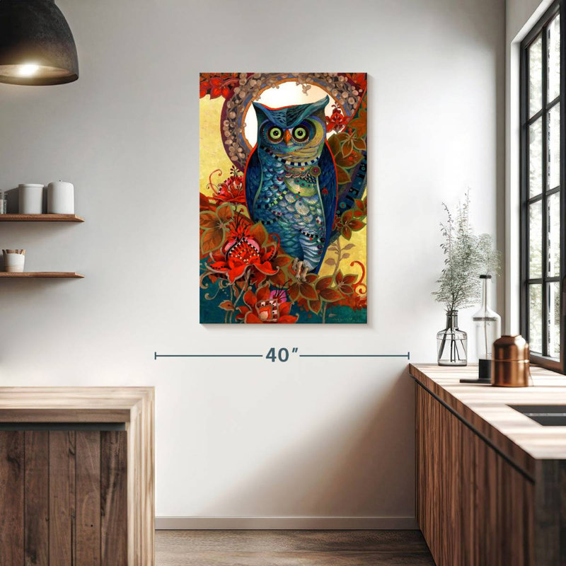 Brampt Owl Hoot, 39" H x 26" W