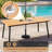  6-Person Outdoor Dining Set with Aluminum Frame and Folded Reclining Armchairs-1427318833-1427318846