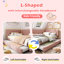 Upholstered Daybed with Trundle Bed-124966496
