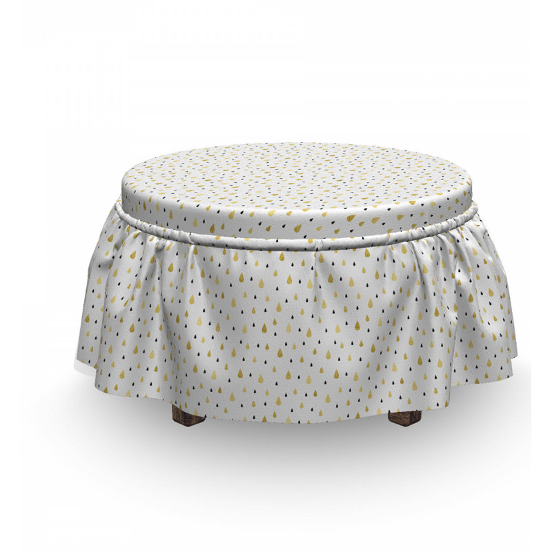 Housse pour repose-pieds à coussins carrés, Pattern 2