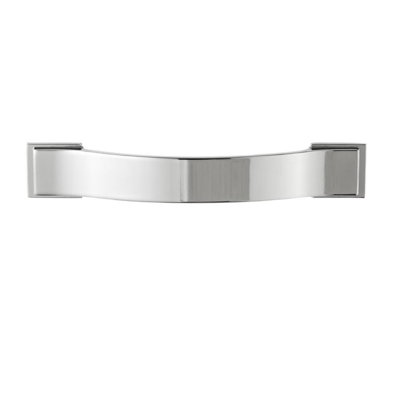 Poignée de tiroir arquée en nickel poli 3-1 / 2 po Architectural Smooth, Nickel poli, 3 1/2"