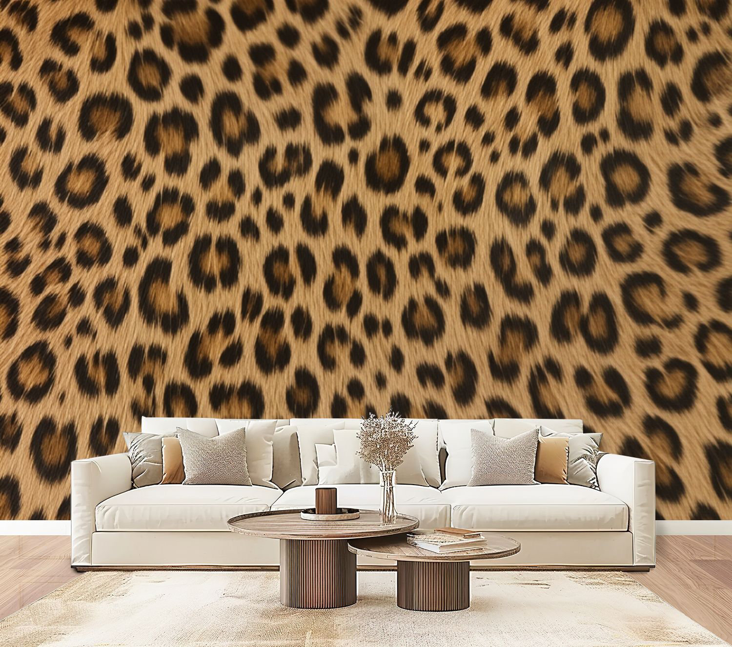 Red Barrel Studio® Peel and Stick Wallpaper Leopard Print Bold Spots ...