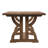 Aldrina 6 - Person Solid Wood Solid Wood Top Trestle Dining Set-1031374925