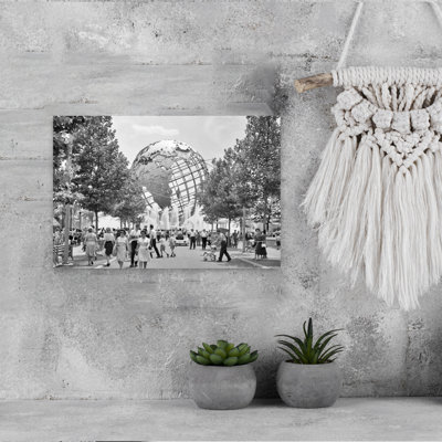 1960S 1964 Unisphere New York World's Fair Flushing New York Usa Classic Retro Vintage City Wall Art