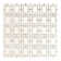 Glam Geometric White Silver Area Rug
