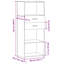Radoman 50cm Sideboard-205321715