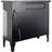 24 Inch Three Sided Glass Electric Fireplace With Feet