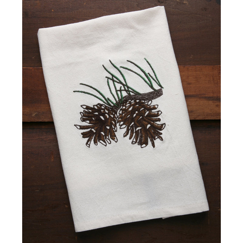 Cotton Embroidered Tea Towel Kitchen Towel