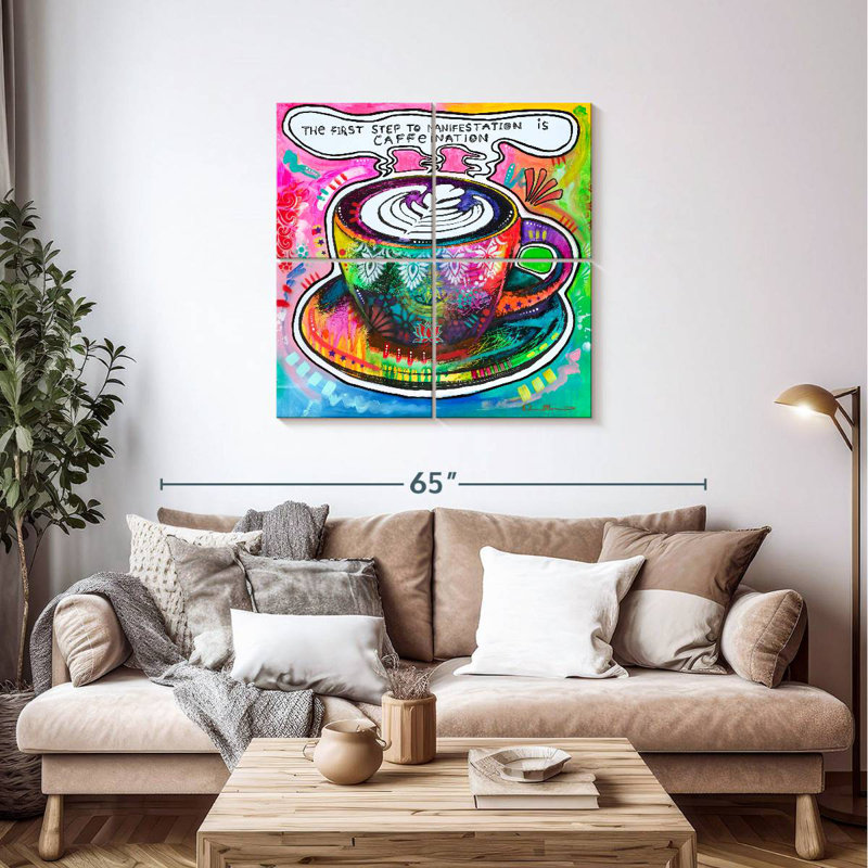 Ketti Caffeination, 38" H x 38" W