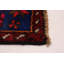 Zackerias One-of-a-Kind 4'8" X 9'9" 1990s Runner Wool Area Rug Red