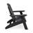 Black Adirondack Chair – Sturdy HDPE Poly Lumber For Poolside, Patio, And Garden Relaxation-1708270052