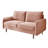 Marick Wide Round Arms Small Apartment Loveseat-1022826344-946205333