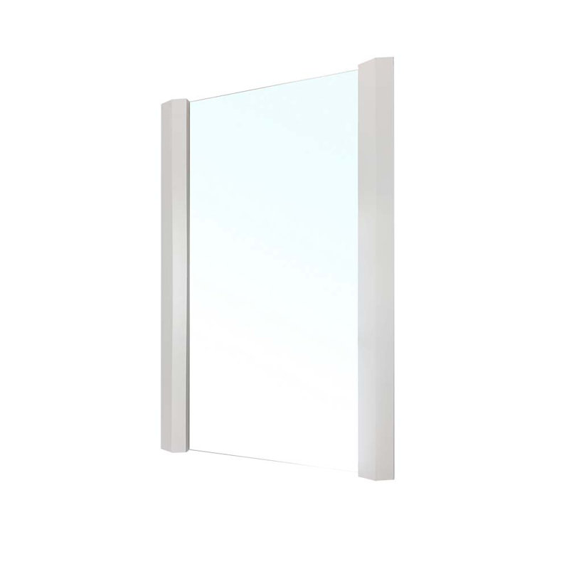 Rectangle Wall Mirror, White