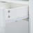 Cabinets Mobile Storage Printer Stand with Drawer &amp; Cabinet, Fits Under Desks, Off-White | Scandinavian | MDF