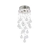 Plafonnier encastré à 1 lumière de style lustre 8 po Deidamia