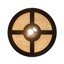 Luminaire suspendu cylindrique en bronze à 1 lumière Solvey