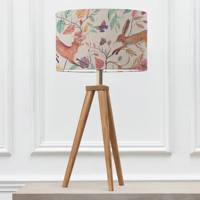 Leaping Into The Fauna Tripod Lamp