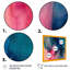 «Dequantae Blue and Pink Watercolor Mix», reproduction sur toile-1088615862-1088615816