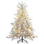 Arbre de Noël artificiel enneigé 5 pi