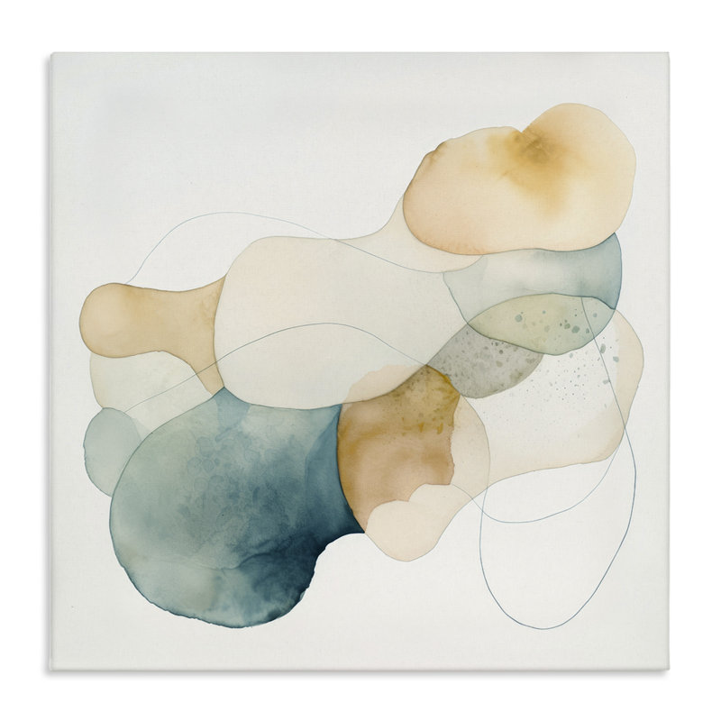 «Soft Soft Oblique Abstract Shapes», art par Irena Orlov, H 17 po x l 17 po