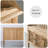 Modern Burlywood Solid Wood Sideboard