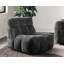 Roba Upholstered Fabric Swivel Lounge Chair