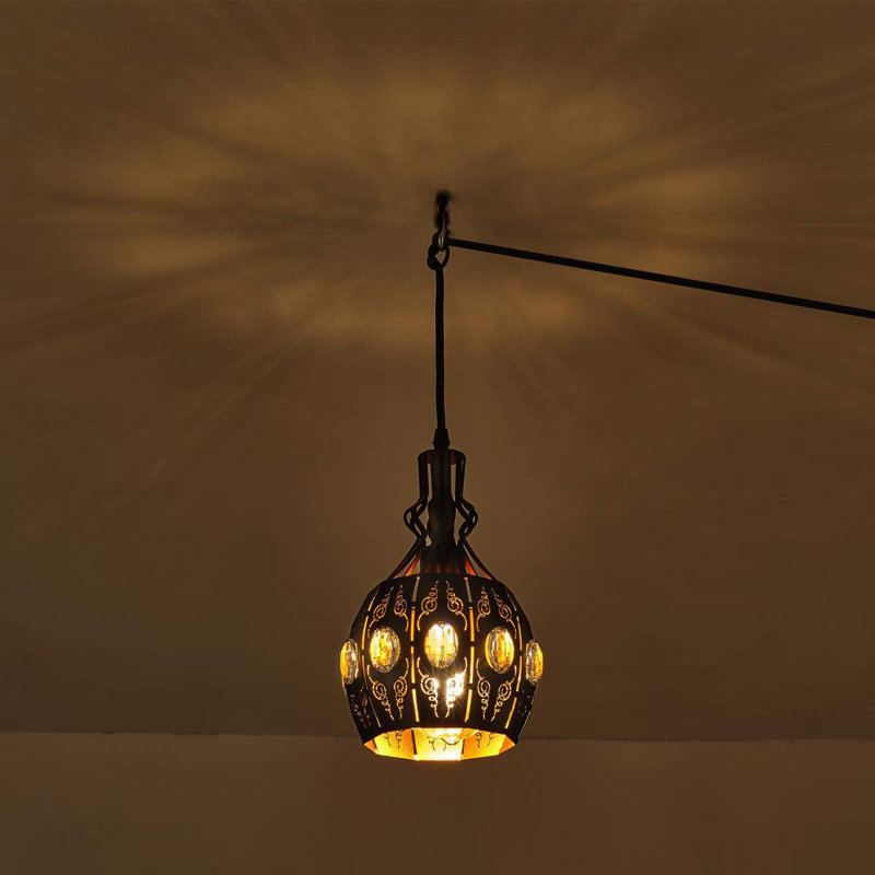 Delpha 1 - Light Antique Brass LED Pendant