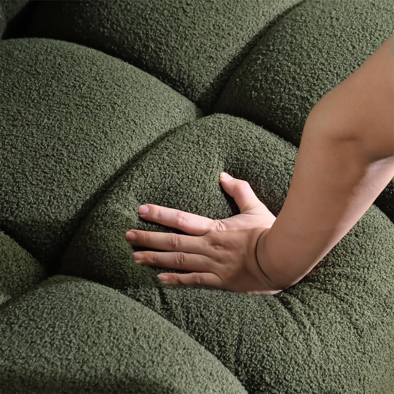 Kieayla 86.61'' Upholstered Boucle Sofa | Modern Comfort