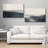 Minimal Landscape " Twilight Glow Moody Blue Gradient " 2 - Pieces-100136396-100136397