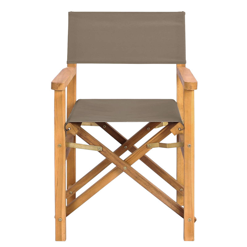 Folding Chair, Brown/Taupe