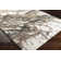 Azarcon Machine Woven Abstract Cream/Dark Green Area Rug