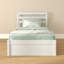 Lit simple Bear avec lit gigogne Bear, blanc brossé-129984161-129984162