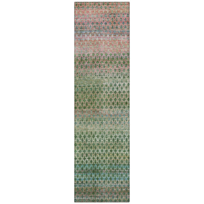 Machine Washable Indoor/Outdoor Cadence ACN2158 Abstract Rug