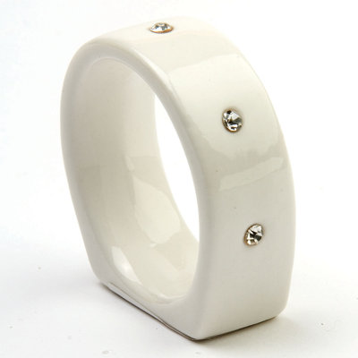 Crystal Porcelain China Napkin Ring