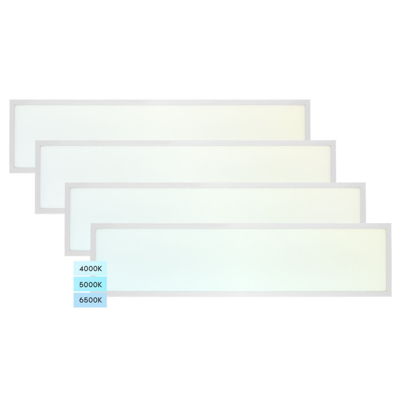 4' x 1' Selectable CCT Dimmable LED Flat Panel Light
