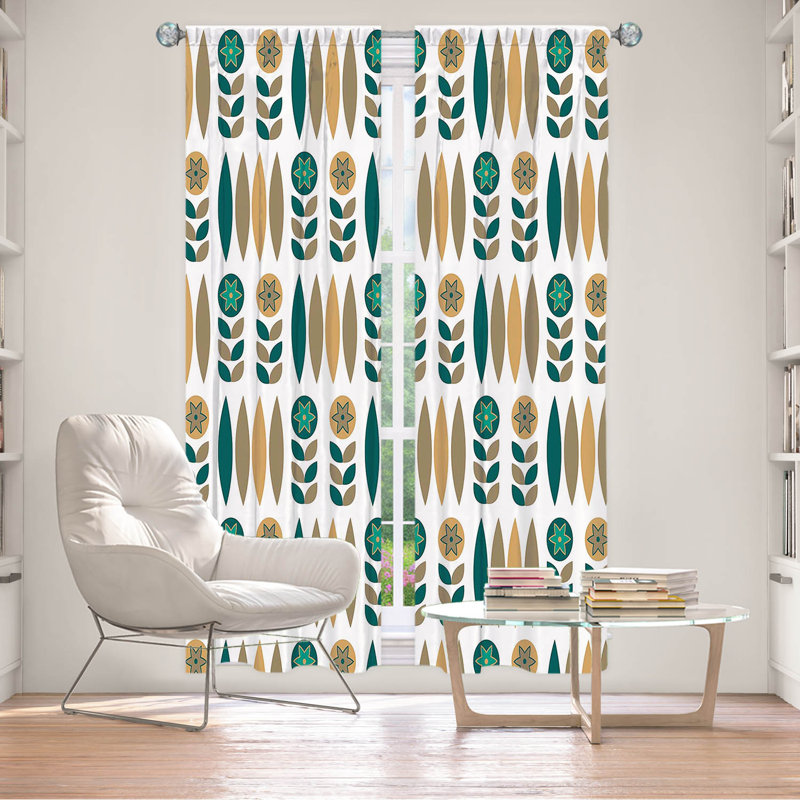 Paire de rideaux obscurcissant en polyester Eimear, L 20 po x L 61 po