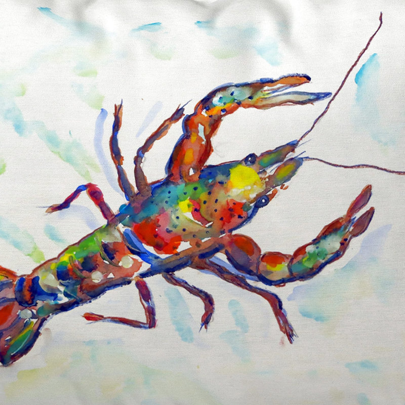 Housse et insert de coussin rectangulaire d'extérieur Crayfish, Petit