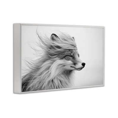 Easy Breezy Fox Framed Giclee, design by Tina LeCour