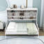 Lit escamotable avec canapé confortable intégré, éclairage DEL et tablettes Murphy-1609125518
