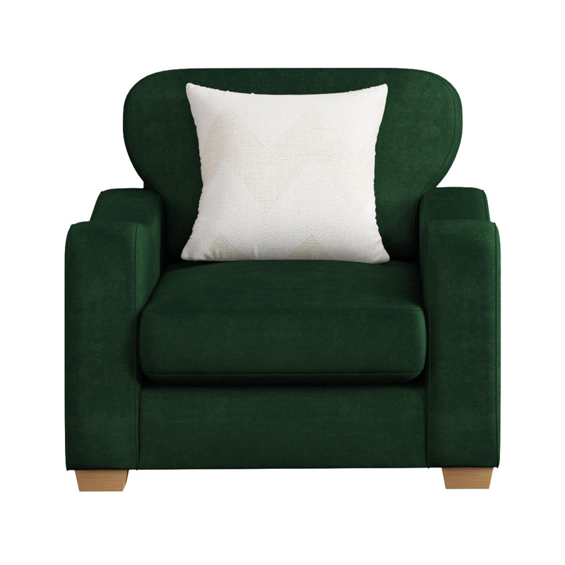 Upholstered Armchair, Sable
