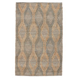 Tapis rectangulaire en jute / sisal / coton noué à la main Sharyah