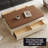 51" Rectangular Wood Coffee Table With Storage, Mid-Century Modern Coffee Table With 4 Drawers