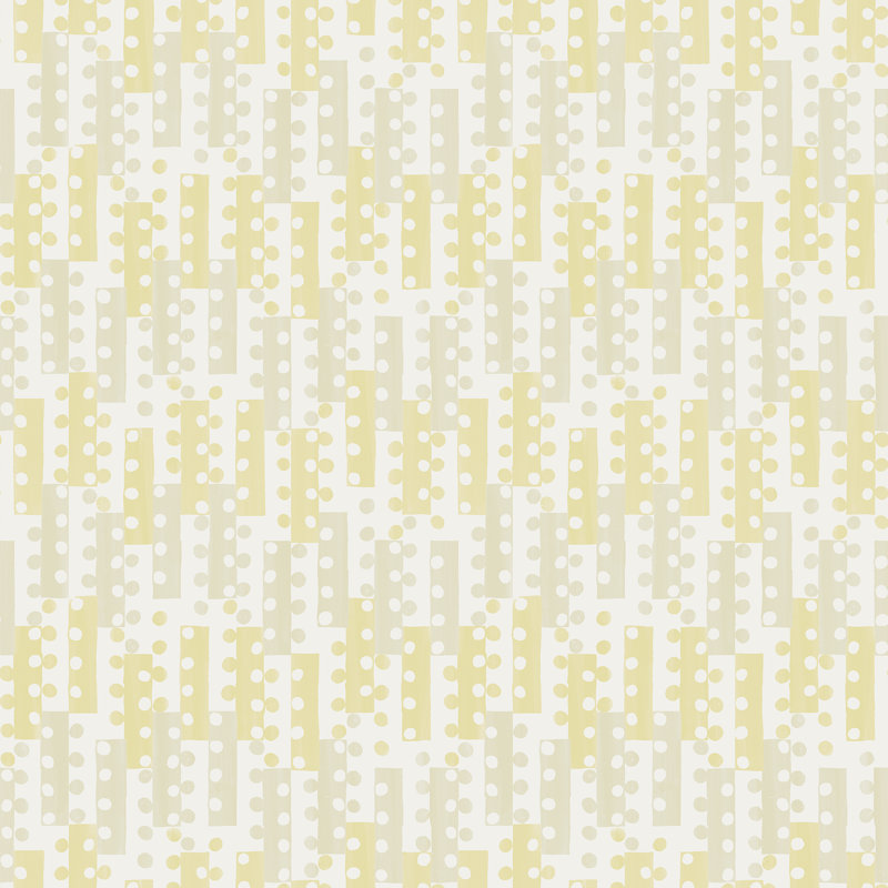 Hannah Geometric Wallpaper Roll, Yellow