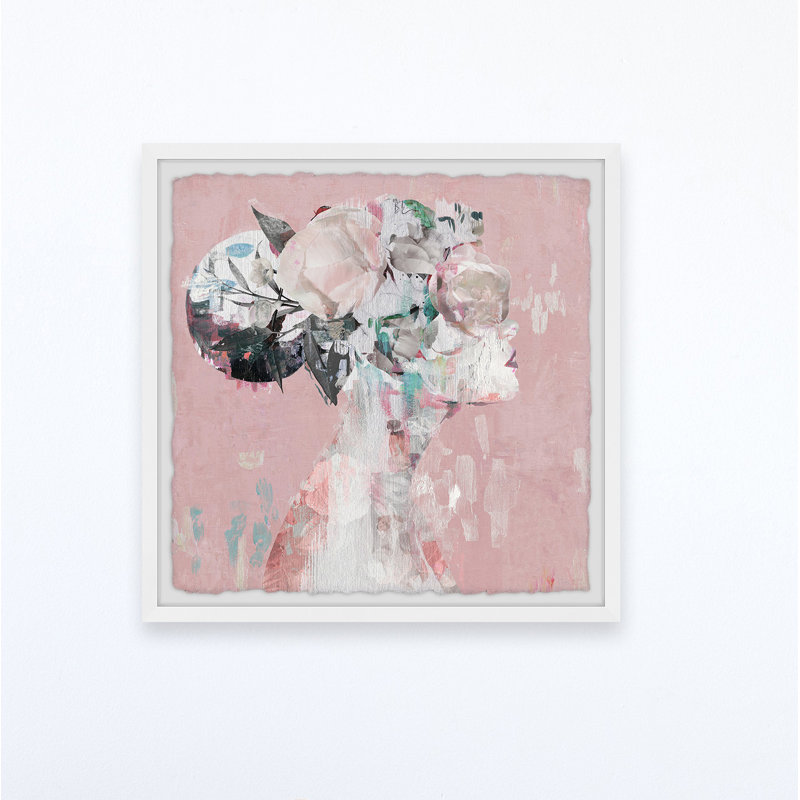 « elegant bun iii », reproduction encadrée, H 24 po x l 24 po x P 1,5 po