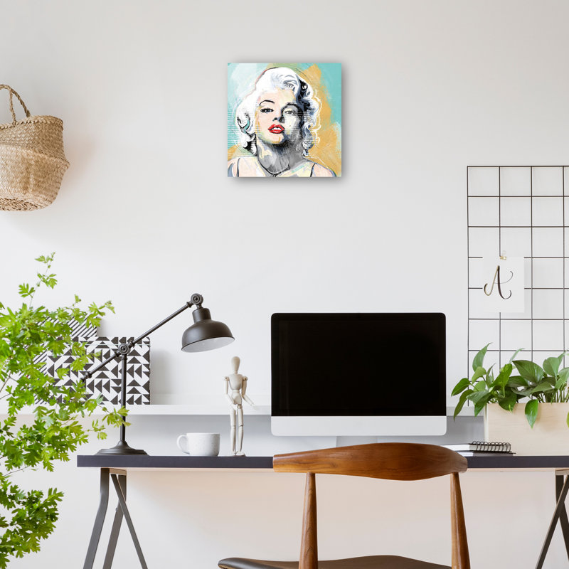 Marilyn Portrait I 20x20 Canvas Art Print