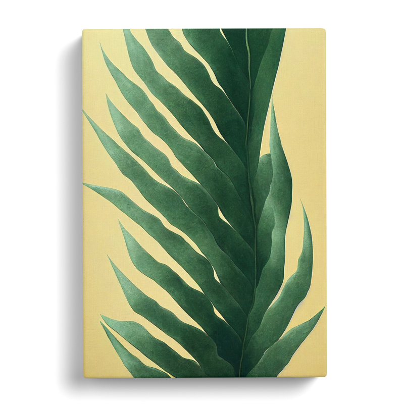Bold Plant Leaves Vol.6 - Wrapped Canvas, 50cm H x 35cm W x 3cm D