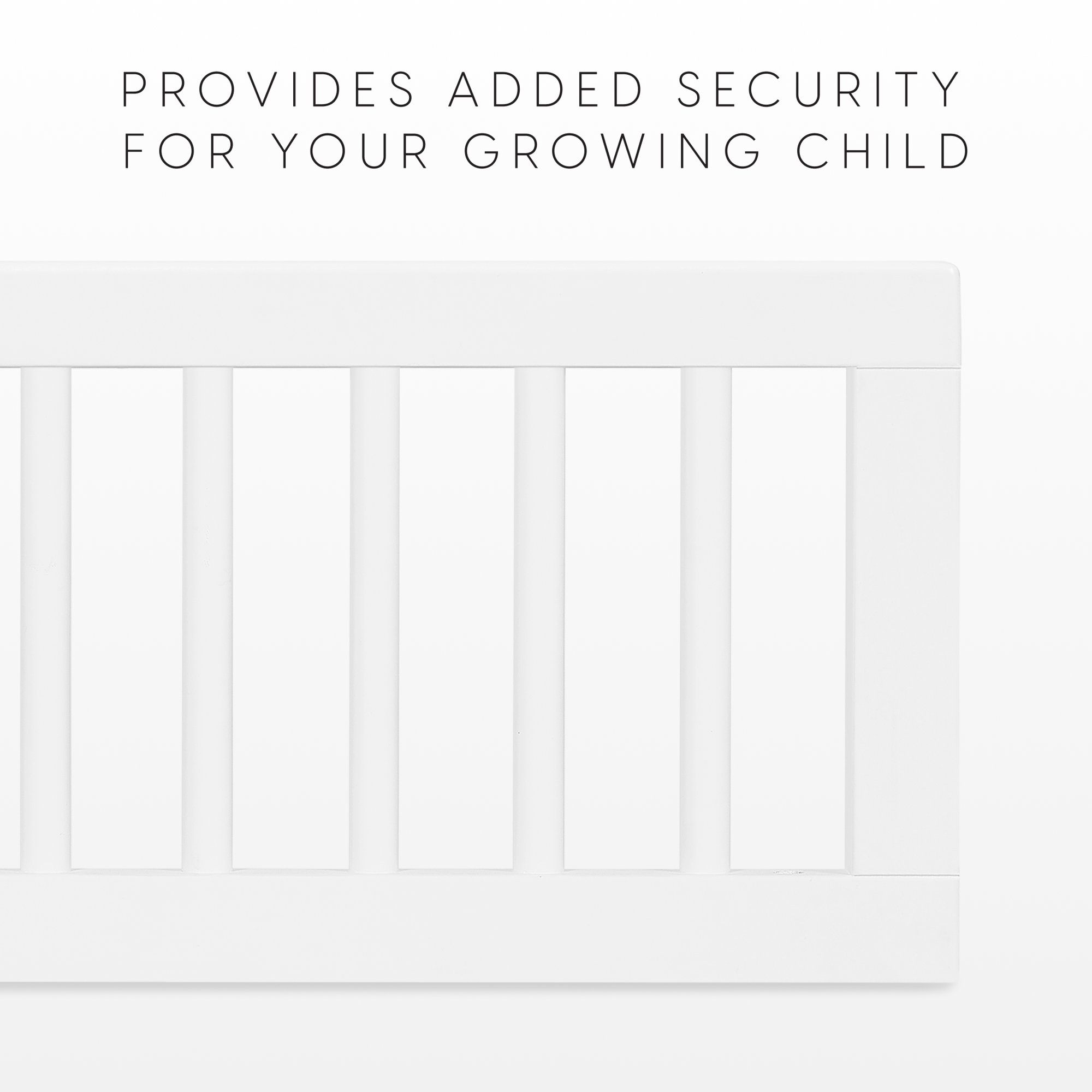 Aspen Toddler Guardrail, White