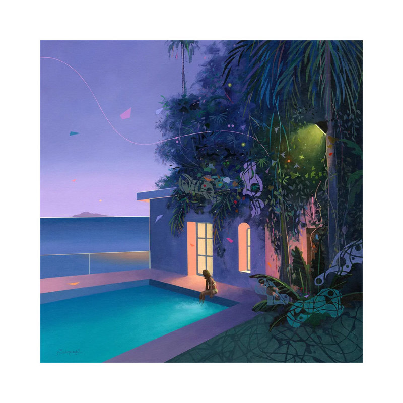 Relax VI by Benito Salmeron - Gallery-Wrapped Canvas Giclée on Canvas, Wrapped Canvas, 30.48 cm H x 30.48 cm W