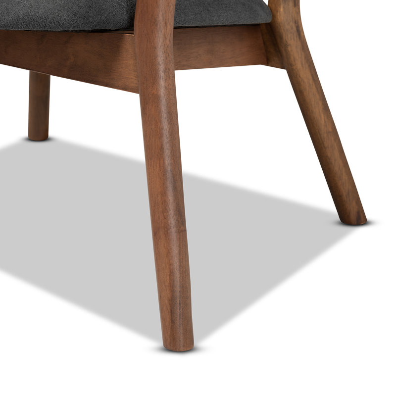 Fauteuil demi-tonneau Kawamura, Gris foncé